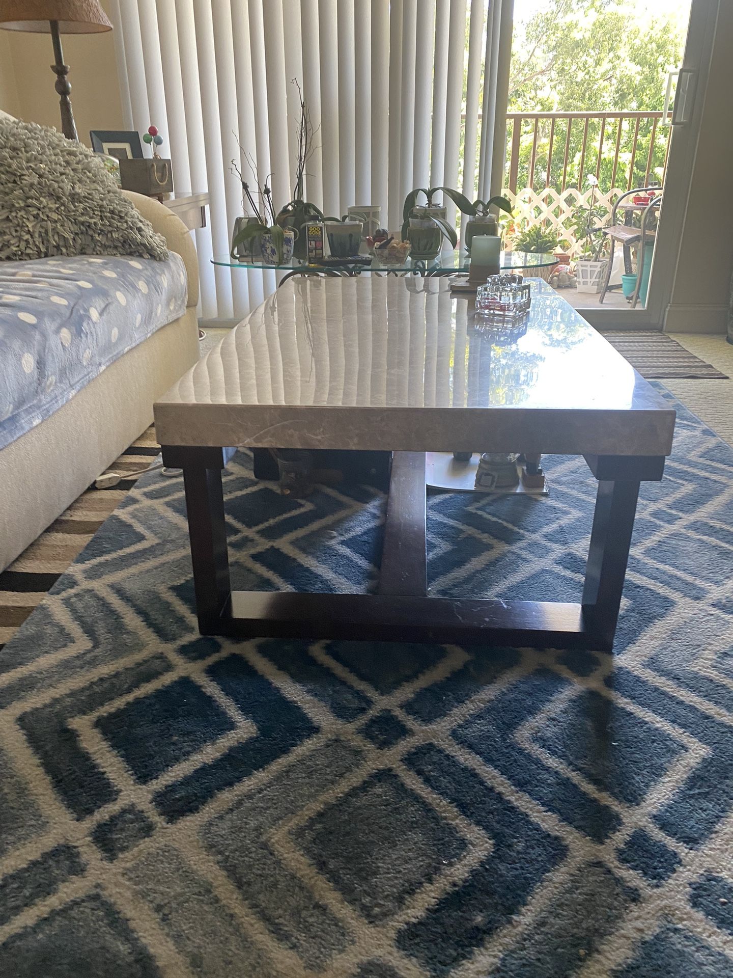 Solid Marble Coffee Table