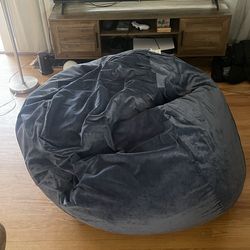Large Blue Beanbag