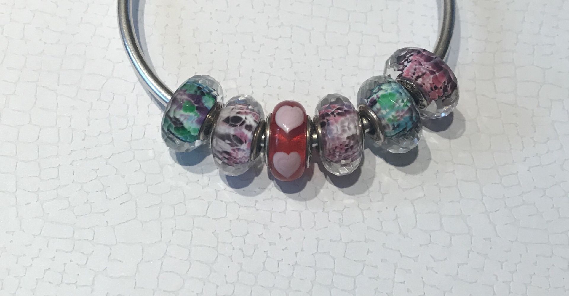 Pandora bracelet Murano glass charms ONLY