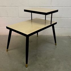 Vintage Atomic Era MCM Two-Tier End Table