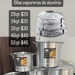 Ollas De Alumino Nuevo En Especial/ Aproveche Compre Sú Olla De Pozole, Caldo I Asta Tamales