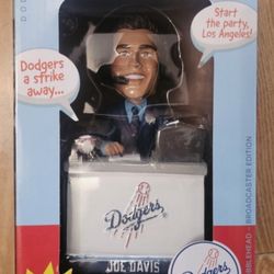 Joe Davis Talking LA dodgers Bobblehead Sound Works 