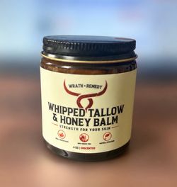 Wrath & Remedy Tallow & Honey Balm 4 oz Unscented – New in Box