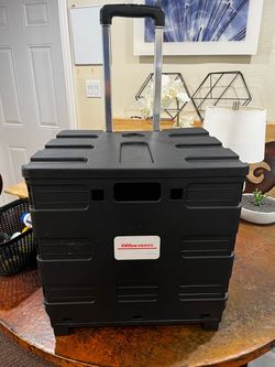 Office Depot Folding Rolling Crate Cart