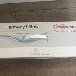 NEW Ortho Mattress Harmony Pillow Standard/ Queen New 