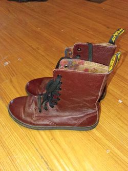 Dr. Martens Leather Lace-Up Ankle Boots