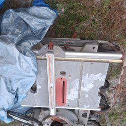 Rigid Portable Table Saw And 12 Inch Rigid Miter Saw 