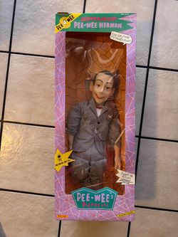 Pee-Wee Herman Ventriloquist Doll in Box