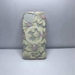 kate spade new york - Protective Hardshell Magsafe Case for iPhone 13 - Hollyhock