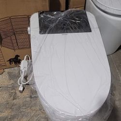 Smart Toilet with Bidet Built In with Warm Water Sprayer and Dryer, 