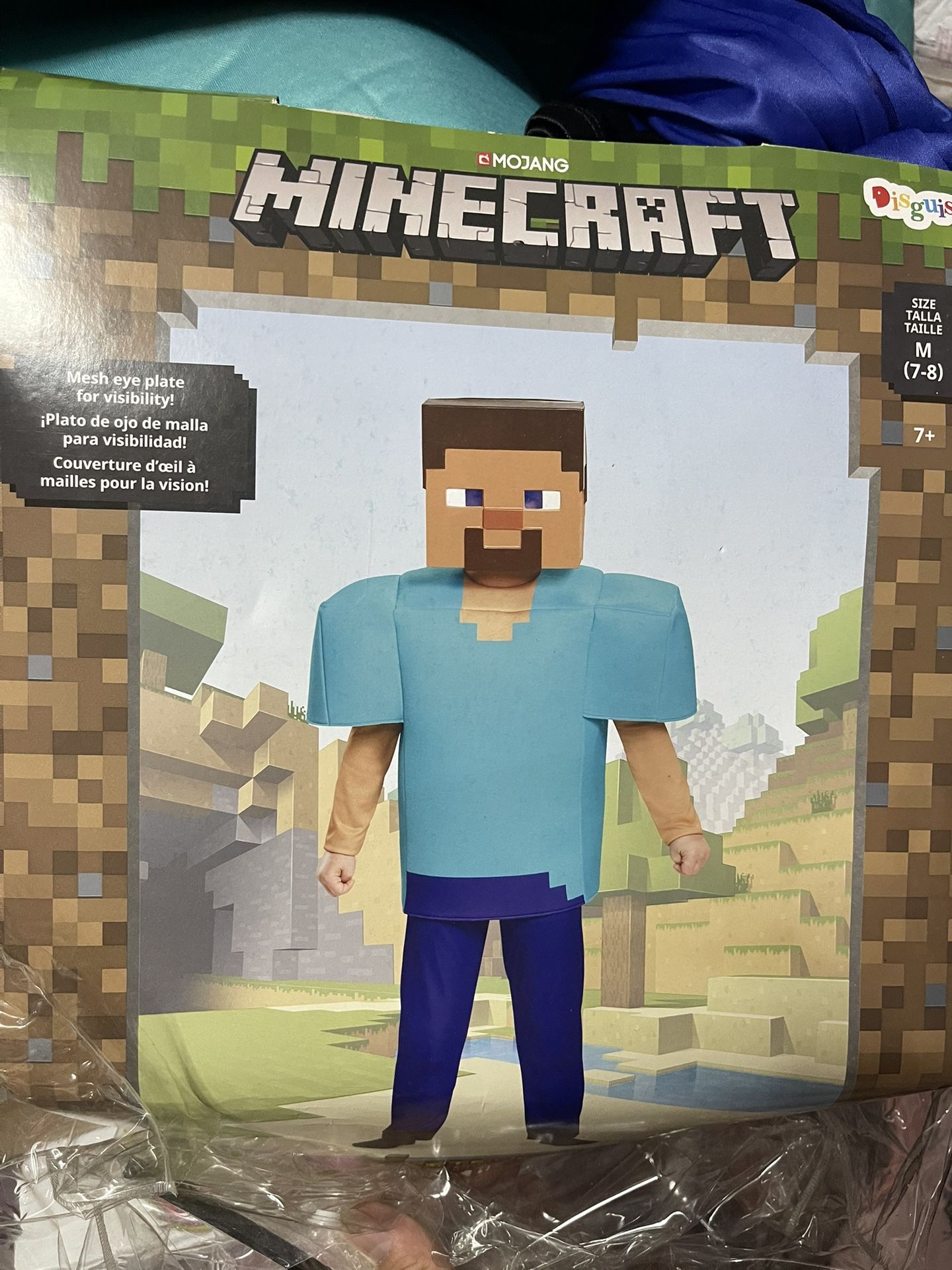 Minecraft Costume Steve Kids