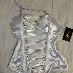 Sexy White Corset Cosplay Spirit Halloween 