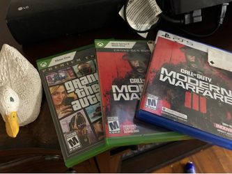Xbox and PlayStation games