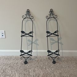 Set Of 2 Wall Plate Hangers Roth Iron 