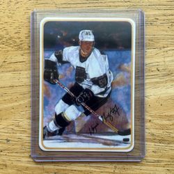 1989 Gartlan USA Ceramic Card Wayne Gretzky “The Great One” 99 Los Angeles Kings