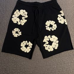 Navy Blue Denim Tears Shorts