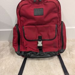 Coach Voyager Bag (RARE RED COLOR) Vintage Backpack F70574