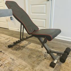 Adjustable training bench