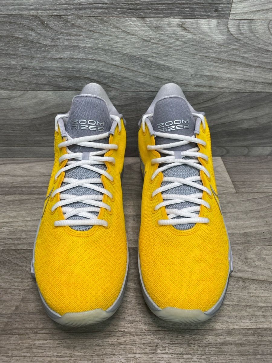 Nike Zoom Rize 2 Yellow Gray Men’s Basketball Shoes No Box (A1D025213)
