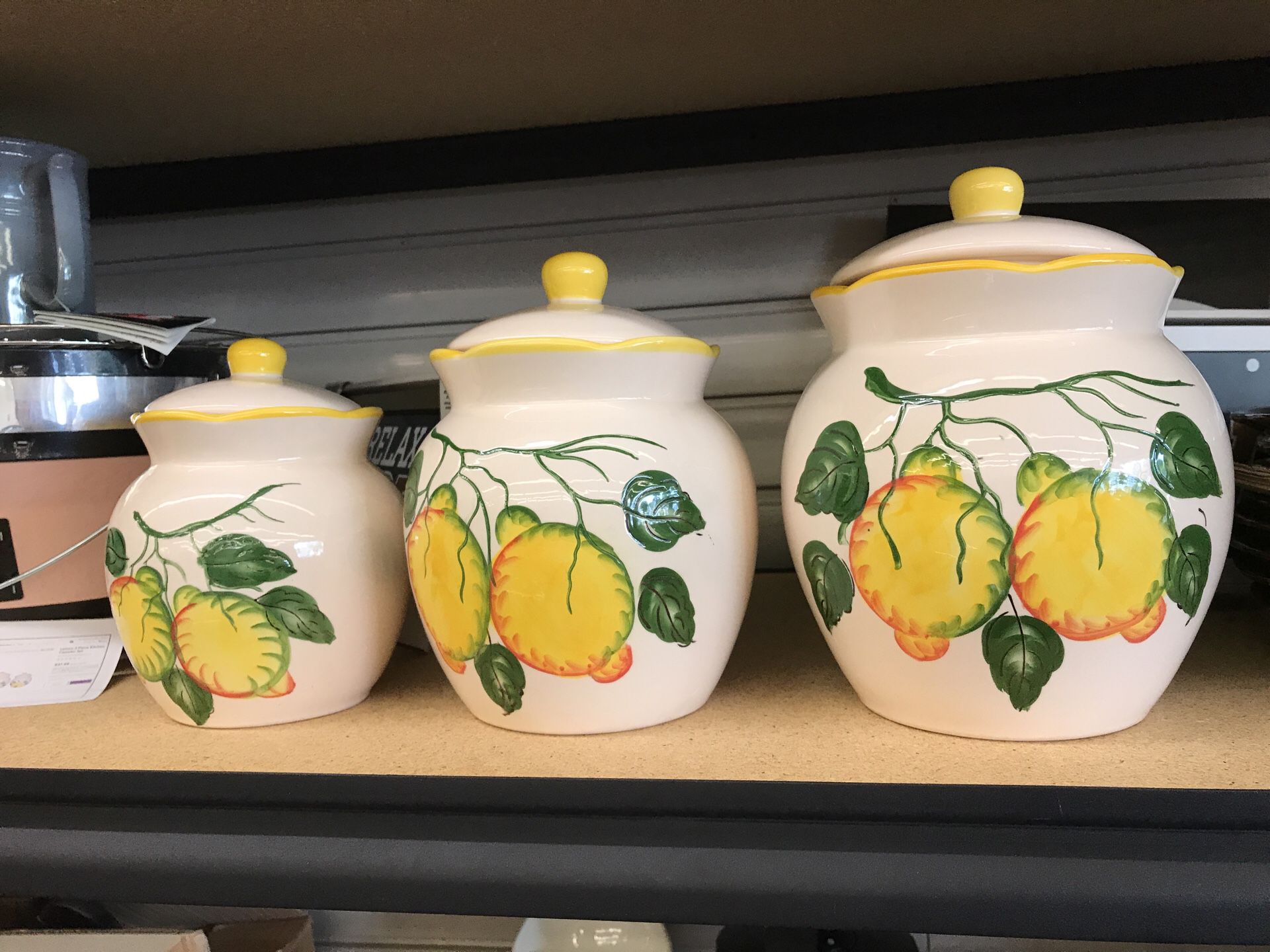 3 Cookie Jars Made in Italy