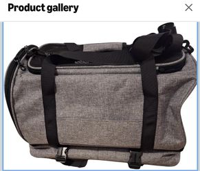 Soft side travel pet carrier small dog cat