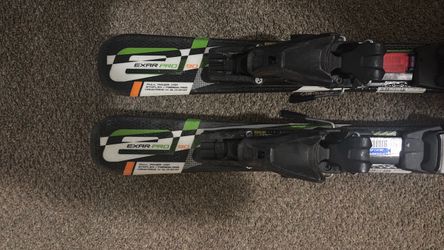 Used elan exar pro skis kid skis (elan exar pro 110 & elan exar pro 90)