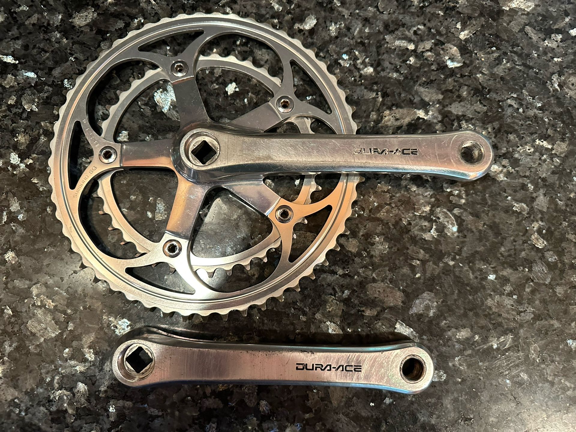 Vintage Shimano Dura Ace Crankset FC-7402