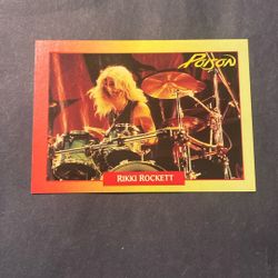 Poison Rikki Rocket 1991 Rock Cards #132