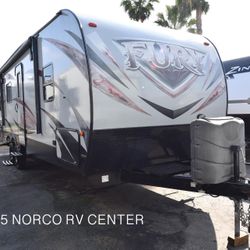 2017 Forest River Fury 2614X Toy Hauler -Onboard Onan Generator 