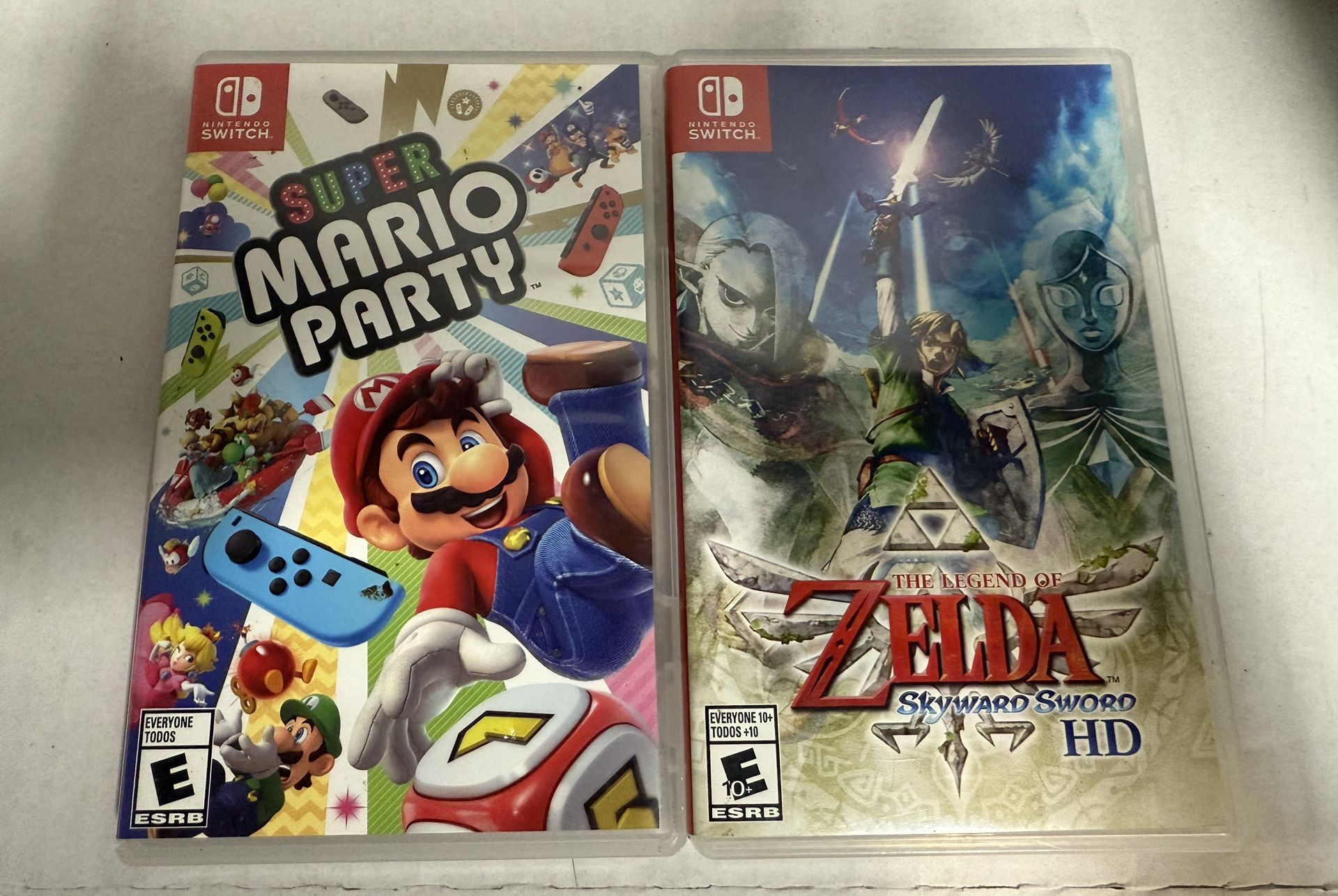 $40 Each Mario Party Zelda Skyward Sword Nintendo Switch
