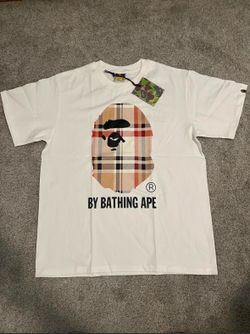 Bape x burberry tee