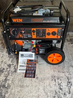 Wen 11,000 watt dual fuel electric start generator