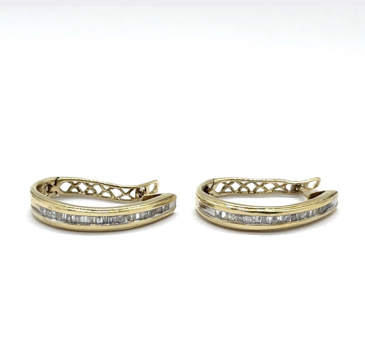 14K YG Diamond Earrings EPJ026608
