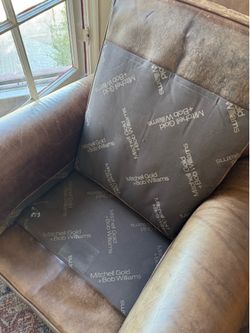 Mitchell Gold + Bob Williams Leather Club Chair