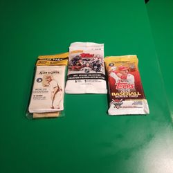 UNOPENED BASEBALL AND HOCKEY.