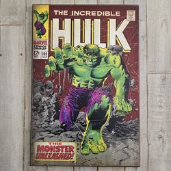 Hulk Wall Art from Hobby Lobby - The Incredible Hulk Comic Cover Wall Decor