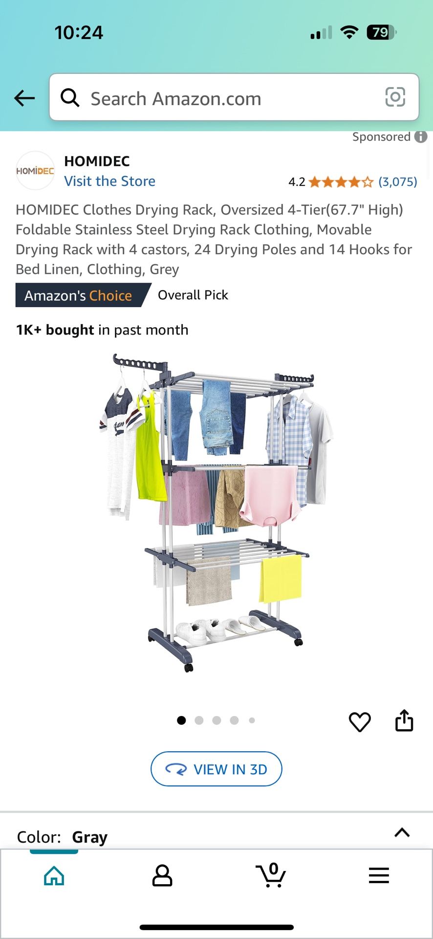 Clothes Drying Rack