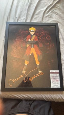 Signed Naruto Poster