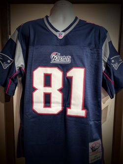 New England Patriots #81 Randy Moss Retro Football Jersey - 3X