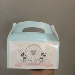 Custom Candy Boxes Gable Boxes Disneyland Mickey Mouse Minnie Mouse Ferris Wheels Party Decorations Party Favors 