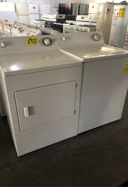 Washer and dryer set GE