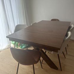 Solid Wood Dining Table 