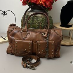 Beautiful Leather Satchel /hobo Bag 