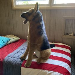 Stuffed German Shepard Dog