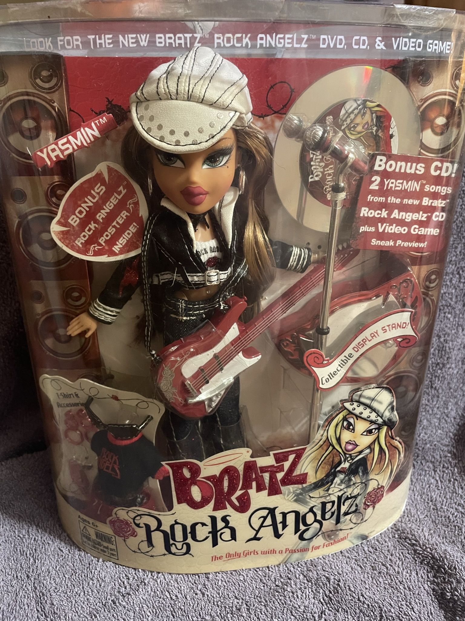 Vintage Bratz Doll Yasmin - Rock angelz 2005 Edition