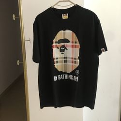 Bape t-shirt black/beige