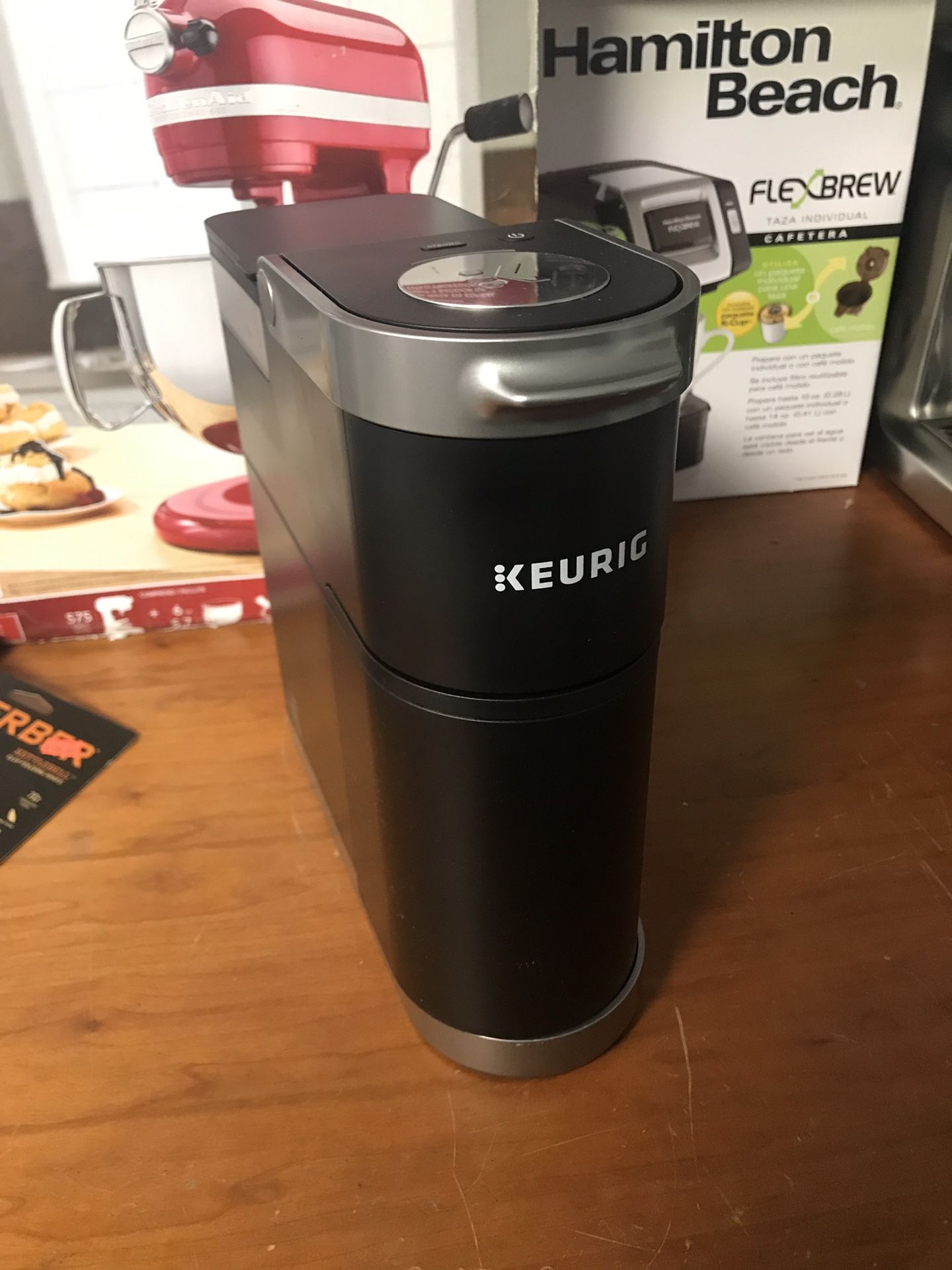 Demo mini Keurig coffee brewer maker