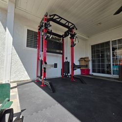 Vesta Pro Series 2in1 Squat Rack | Functional Trainer | 400lb Weight Stack | Commercial Grade | Gym Equipment | FREE DELIVERY🚚 🔴