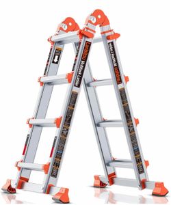 14 feet aluminum 4 step extension ladder