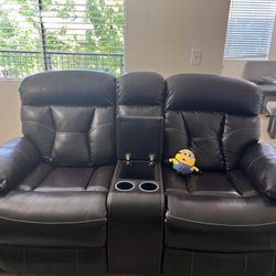 Move Out Sale: Recliner Loveseat